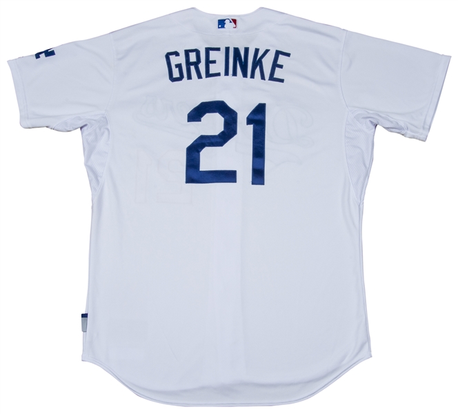 Zack Greinke Game-Used 2019 Home Jersey (Sz 50) (8/29/19