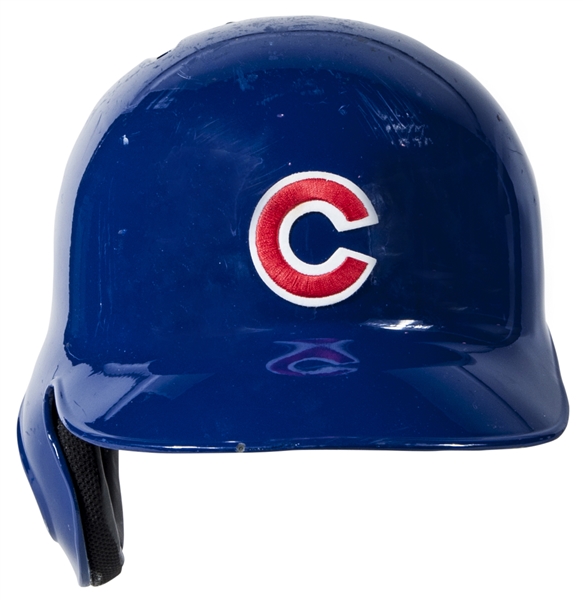 Anthony Rizzo Team-Issued Cracked Helmet -- 2019 Season -- Size 7 1/2