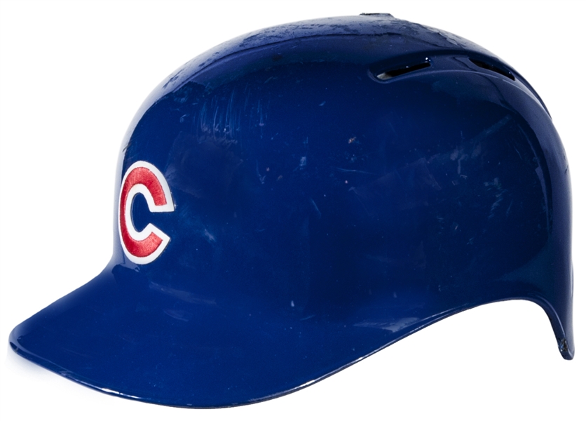 2015 Anthony Rizzo Game Used Chicago Cubs Batting Helmet – Heartland Sports  Memorabilia