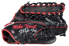 2015 Mike Trout Game Used and Signed Nike Elite Fielders Glove- Camo Stripe (Trout LOA & PSA/DNA)