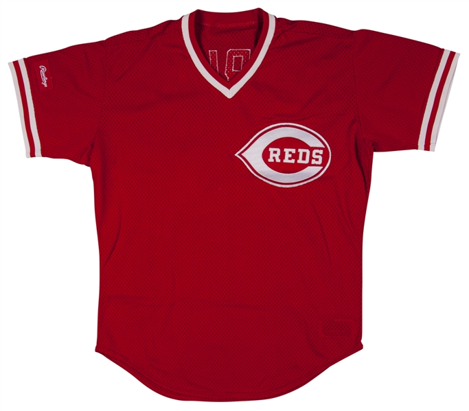 Lot Detail - 2004 Barry Larkin Game Used Cincinnati Reds Red