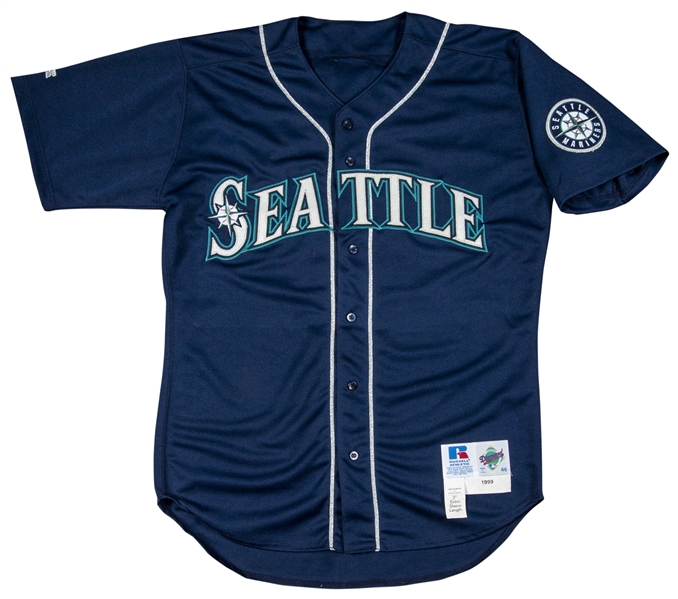 Lot Detail - 1999 Ken Griffey Jr. Game Used and Signed Seattle Mariners  Alternate Road Jersey (PSA/DNA)