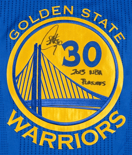 2013 Stephen Curry Western Conference Semifinals Game Worn Golden