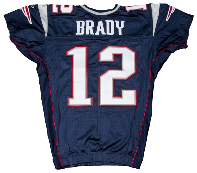 Lot Detail - 2006 Tom Brady Game Used New England Patriots Home ...