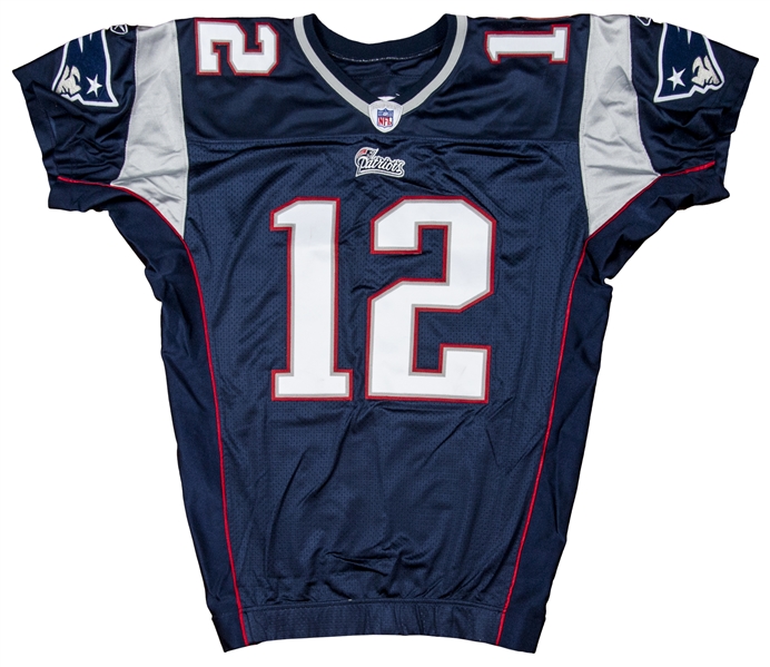 Lot Detail - 2006 Tom Brady Game Used New England Patriots Home ...