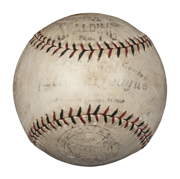 Lot Detail - 1920s Babe Ruth Single Signed National League Baseball (JSA)