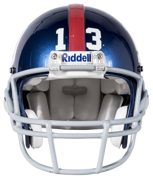 Lot Detail - 2004 Kurt Warner Game Used New York Giants Helmet -  PHOTO-MATCHED TO 8 GAMES (MeiGray LOA)
