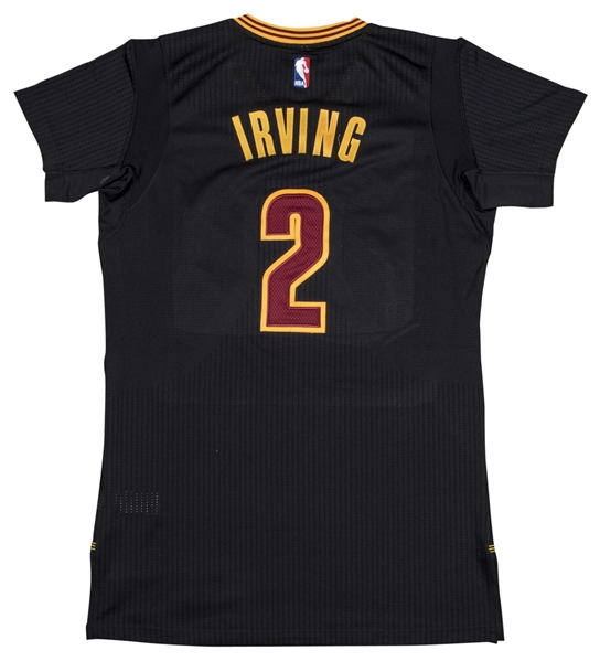 Cavaliers No2 Kyrie Irving Black Precious Metals Fashion The Finals Patch Stitched NBA Jersey