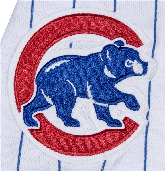 Lot Detail - 2016 Jake Arrieta Game Used Chicago Cubs Home Pinstripe Jersey  Worn vs Colorado on 4/16/16 (MLB Authenticated)