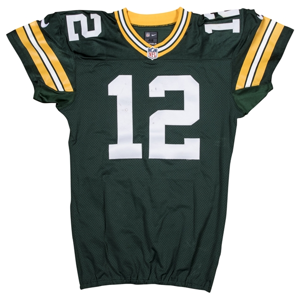 Aaron Rodgers Game Used and Signed 