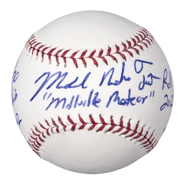 Mike Trout Autographed Baseball with 2019 AL MVP Inscription