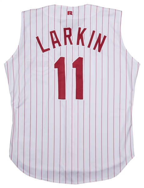 Lot Detail - 1995 Barry Larkin Game Used and Signed/Inscribed