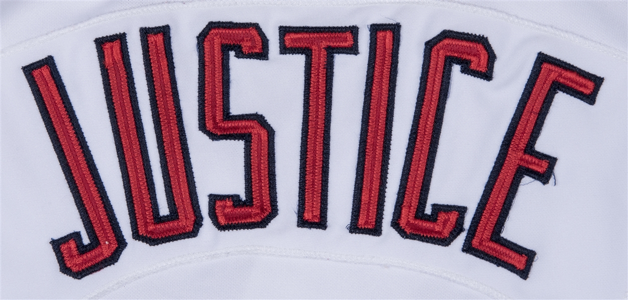 90's David Justice Cleveland Indians Starter MLB Jersey Size XL – Rare VNTG
