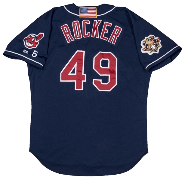 Lot Detail - 2001 John Rocker Game Used Cleveland Indians Blue Jersey and  Autographed Photograph (PSA/DNA)