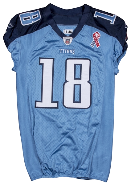 Lot Detail - 2011 Kenny Britt Game Used Tennessee Titans Home ...