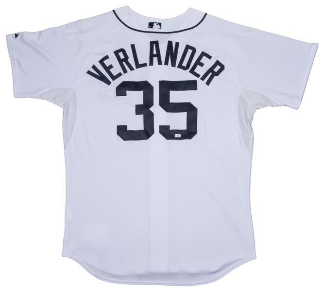 Justin Verlander Team-Issued Detroit Tigers Home Jersey (MLB AUTHENTICATED)