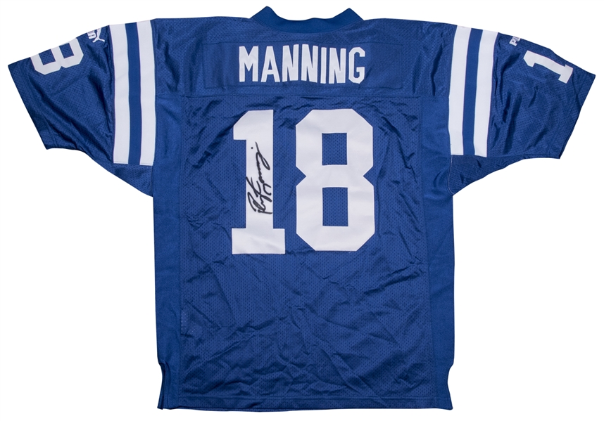 Lot Detail - Peyton Manning Signed 