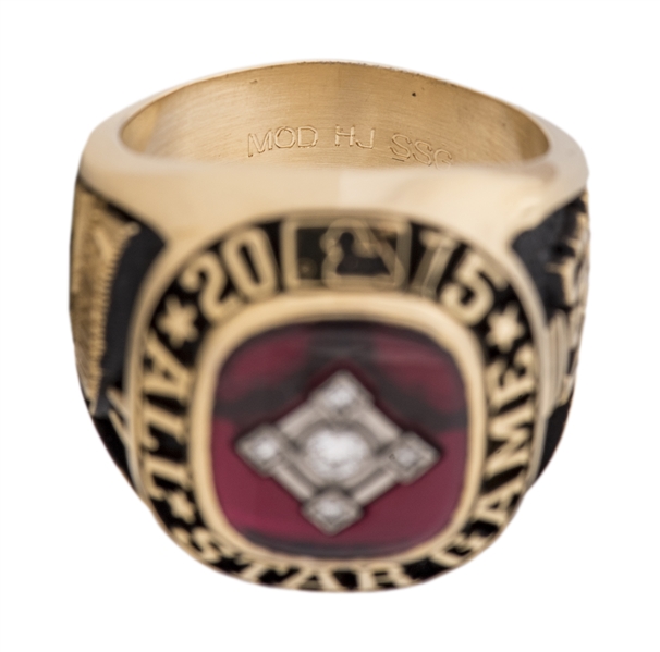 Lot Detail - 2015 MLB All-Star Game Ring American League Version Personally  Owned By Lloyd McClendon (McClendon LOA)
