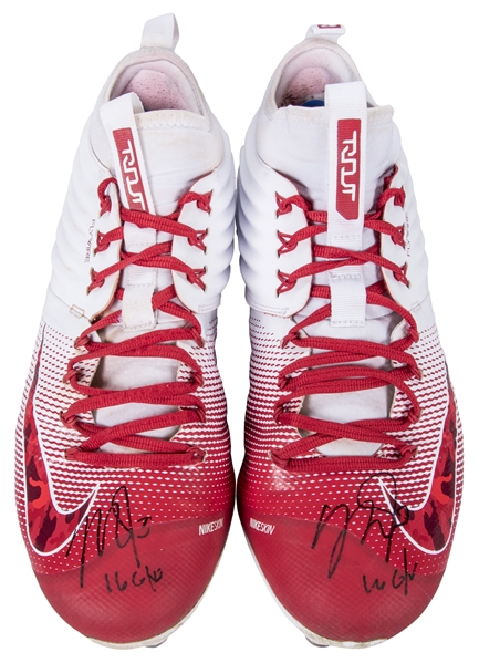 Mike Trout Game Used Cleats 2022 City Connect Signed LOA - Sports