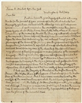 1839 John Quincy Adams Handwritten and Signed Letter (PSA/DNA)