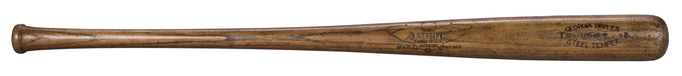 1930-32 Lou Gehrig Hanna Batrite "11" Georgia Driver Model Game Used Bat (PSA/DNA)