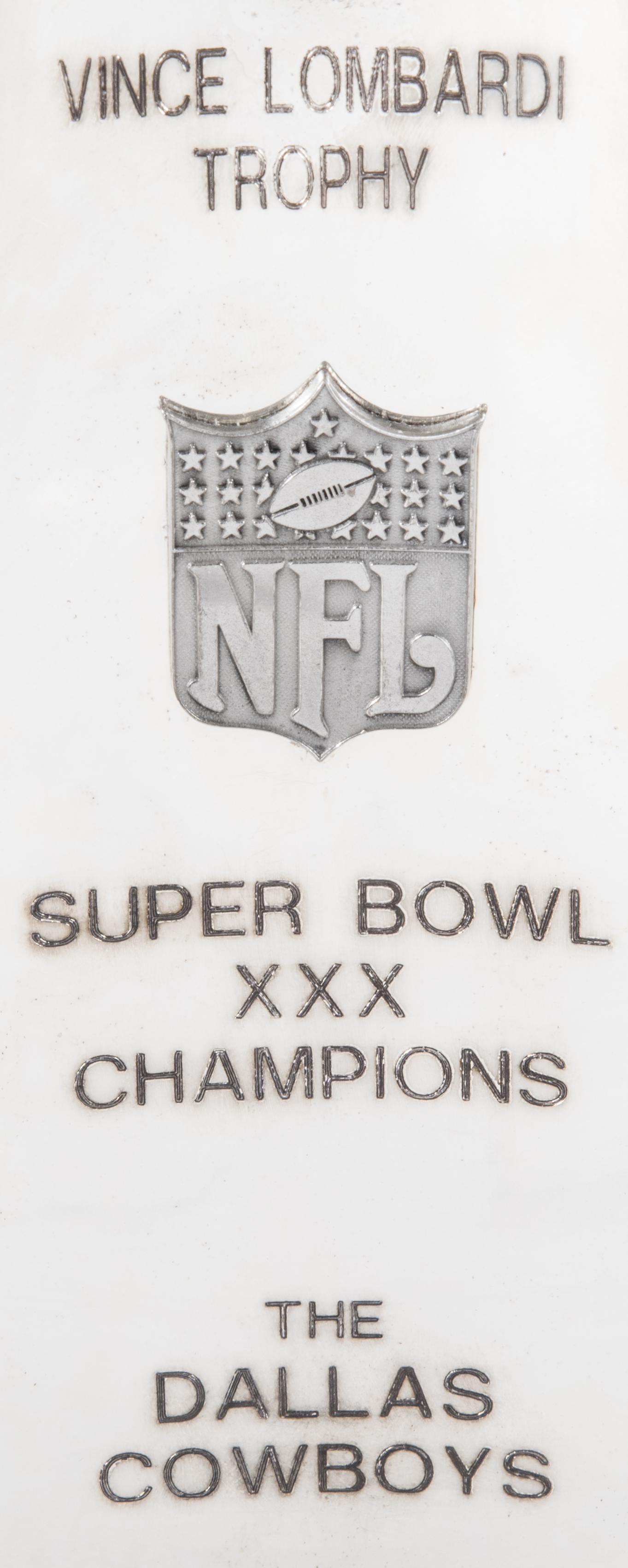 Lot Detail - 1995 Dallas Cowboys Super Bowl Championship Lombardi Trophy - Erik ...