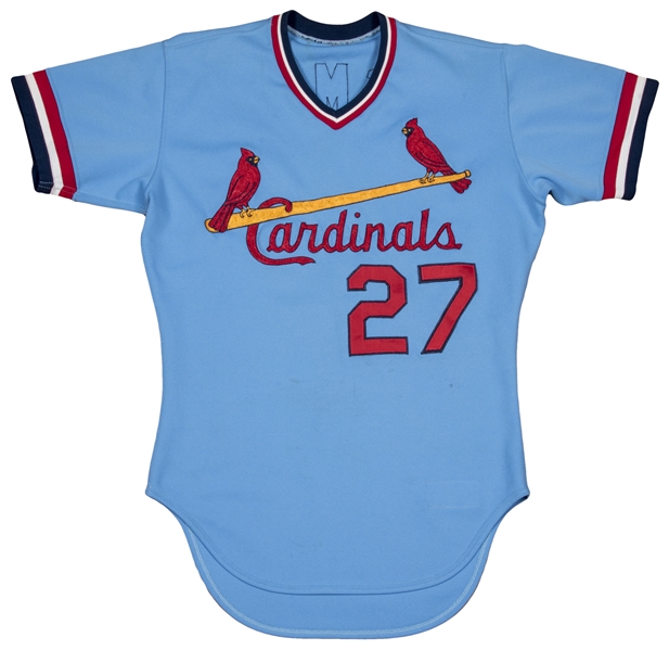 Lot Detail - 1983 Lonnie Smith Game Used St. Louis Cardinals Road Jersey
