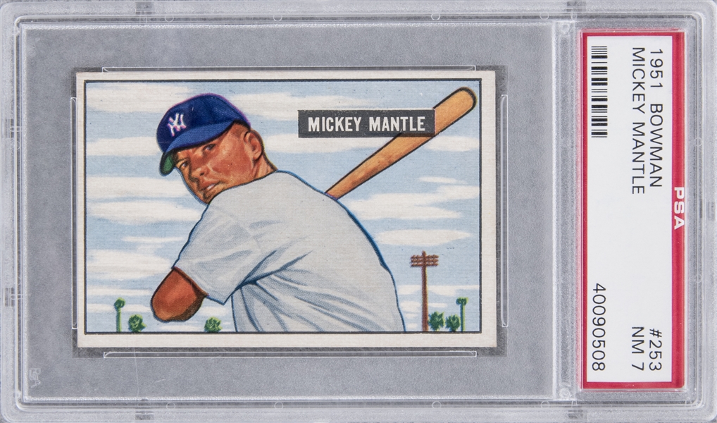 Mickey Mantle Topps & Bowman Rookie Cards