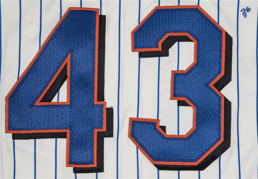 Citi Field, 10/03/10: R.A. Dickey game-worn jersey on disp…