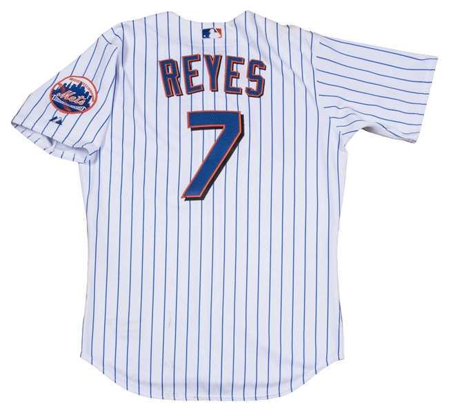 Lot Detail - Lot of (2) Jose Reyes Game Used Jerseys Including 2006 All Star  Game Batting Practice Jersey & 2004 New York Mets Alternate Jersey - also  Signed With Wristbands (MLB Authenticated & JSA)