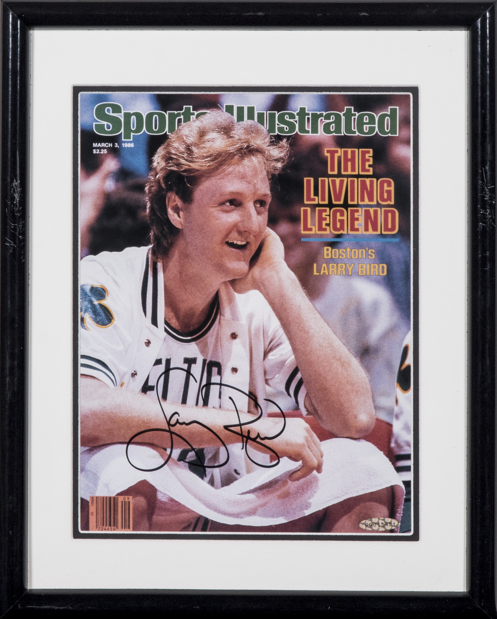Lot Detail - Lot of (2) Larry Bird Signed Sports Illustrated Magazines ...