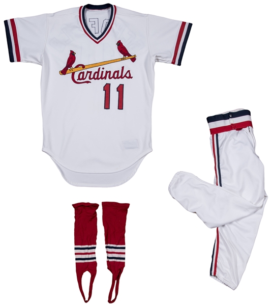 80s St. Louis Cardinals Rawlings White Jersey