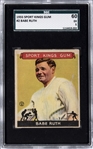 1933 Sport Kings #2 Babe Ruth – SGC 60 EX 5