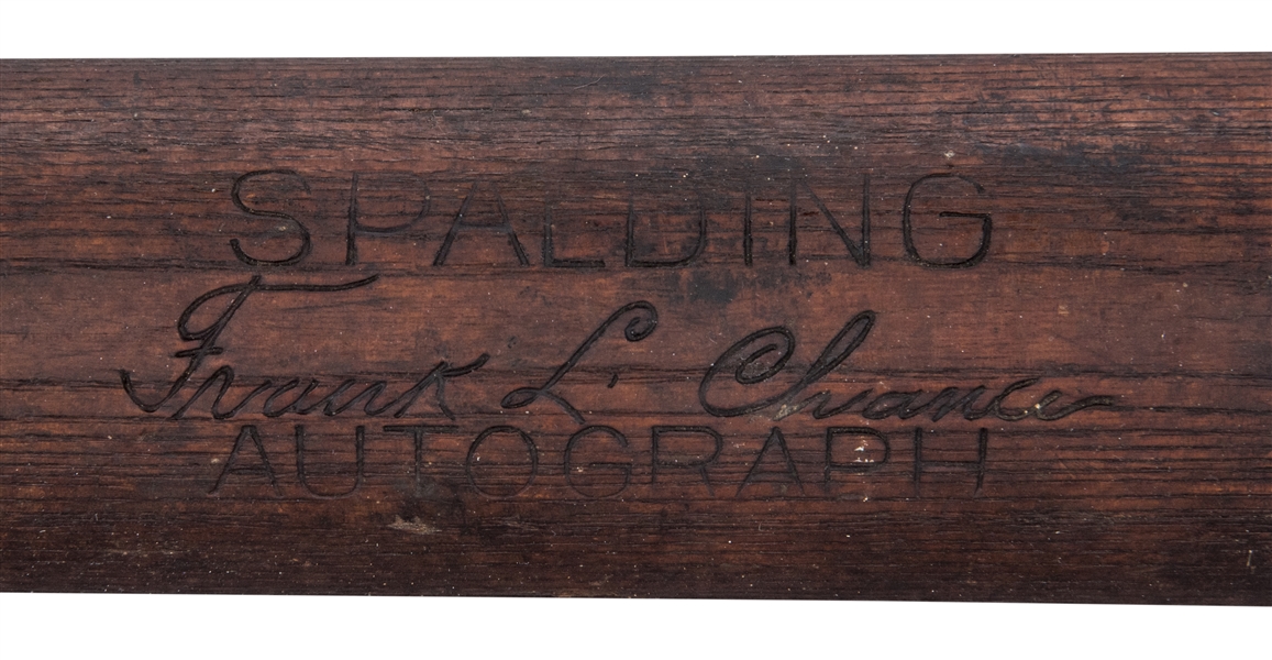 Lot Detail Ultra Rare Circa 1912 Frank Chance Game Used Spalding Model Bat Massive 45 2 Oz Psa Dna