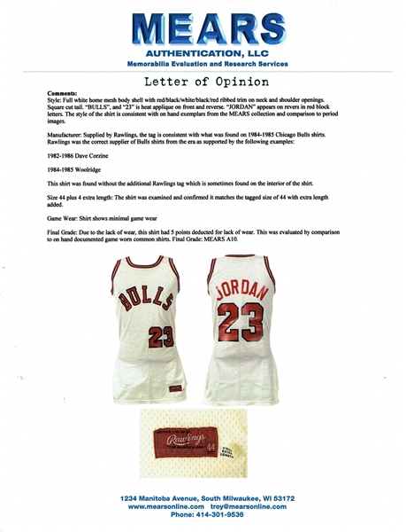 1984-85 Michael Jordan Game Used Air Jordan I Sneakers Attributed To  3/5/1985 Game (MEARS), Sotheby's & Goldin Auctions Present: A Century of  Champions, 2020