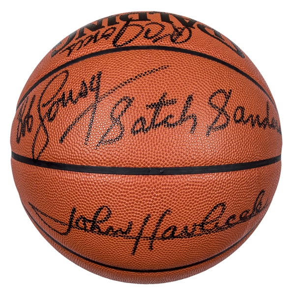 Bob Cousy Boston Celtics Autographed 6x NBA Finals Champion