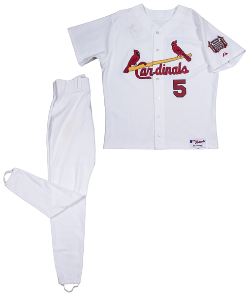 Albert Pujols Game-Used Jersey from the 9/25/20 Game vs. LAD