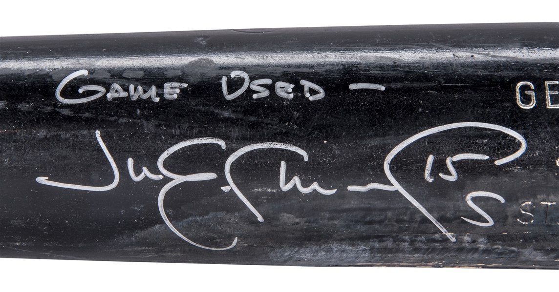 1989 St. Louis Cardinals Team Signed Game Used Baseball Bat 45+ Sigs J —  Showpieces Sports