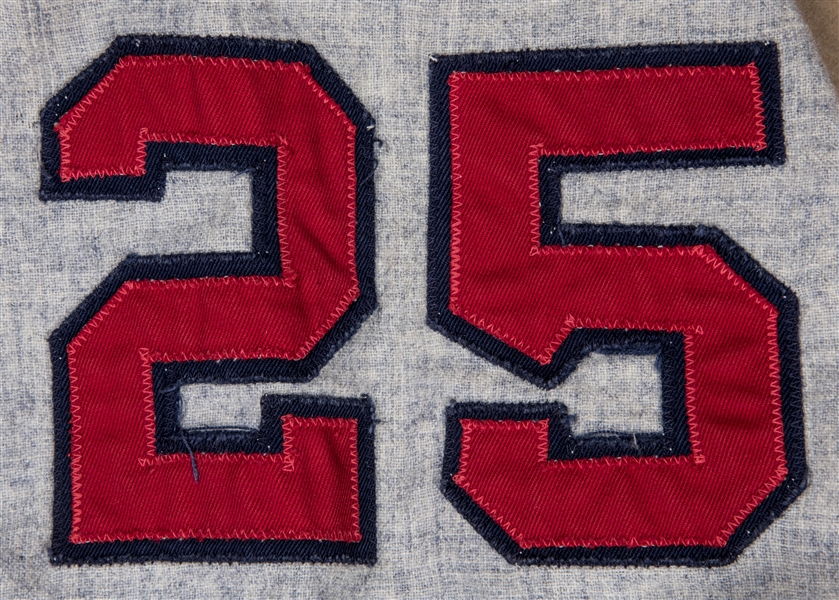 Lot Detail - 1960 Don Newcombe Game Used Cleveland Indians Road Flannel  Jersey - Likely The Jersey Used In Newcombe's Final MLB Game (MEARS A10)