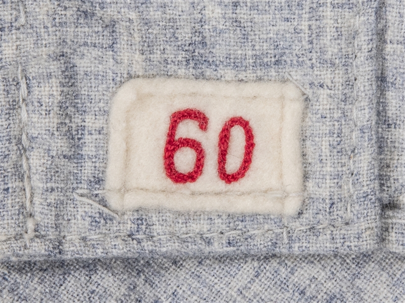 Lot Detail - 1960 Don Newcombe Game Used Cleveland Indians Road Flannel  Jersey - Likely The Jersey Used In Newcombe's Final MLB Game (MEARS A10)