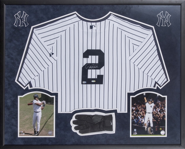 2012 Derek Jeter Game Used & Signed New York Yankees Home Jersey
