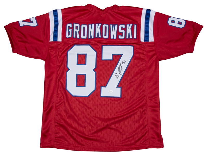 Lot Detail - Rob Gronkowski Autographed New England Patriots Red ...