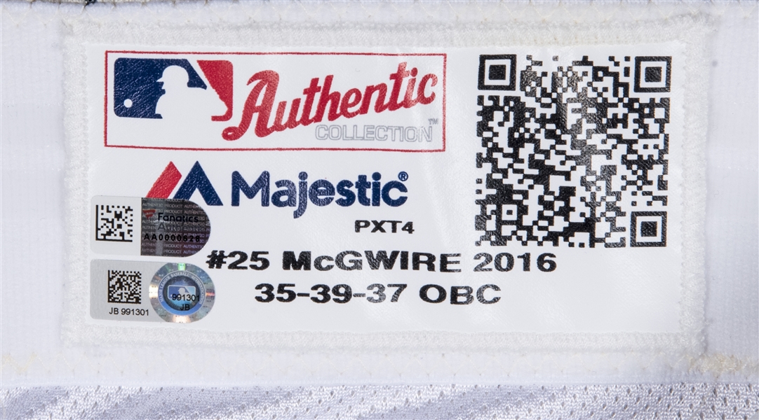 Lot Detail - 2016 Mark McGwire Game Used San Diego Padres Home Throwback  80th Anniversary PCL Uniform (Jersey and Pants) From 9/7/16 Vs Red Sox (MLB  Authenticated)