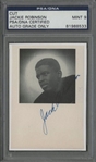 1938 Jackie Robinson Autographed Pasadena Junior College Yearbook Photo Cut - One Of Robinsons Earliest Signatures! (PSA/DNA MINT 9)