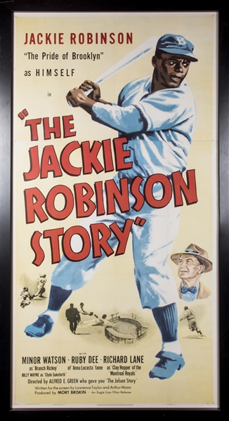 Lot Detail - Rare Original 1950 The Jackie Robinson Story Three