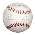 Spectacular Jimmie Foxx Single-Signed OAL Cronin Baseball (Beckett MINT 9 & JSA)
