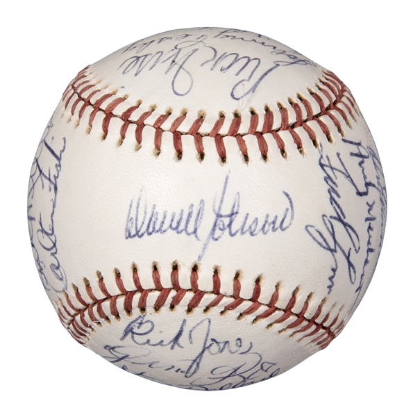 2011 Boston Red Sox Team Signed Baseball