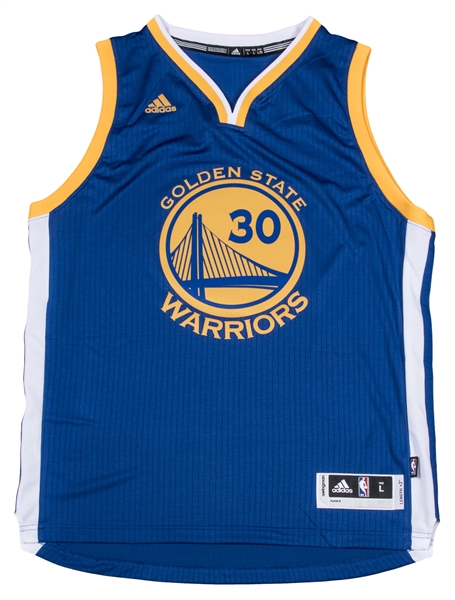 Stephen Curry Signed Warriors Jersey (Fanatics Hologram)