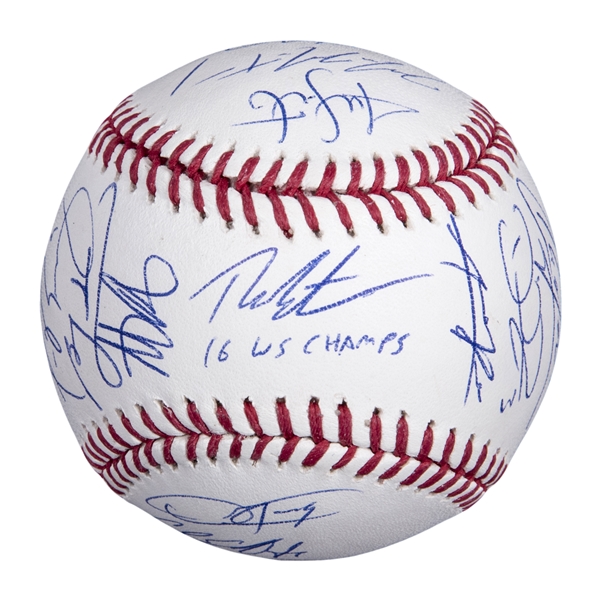 2003 Chicago Cubs Team Signed Autographed Official Major League