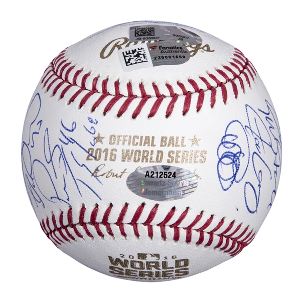 Chicago Cubs World Series Autographed Ball Display - Memorabilia Center